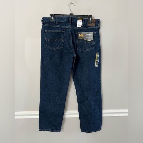 NEW LEE MENS REGULAR FIT JEANS SIZE:38x30 - Picture 3 of 6